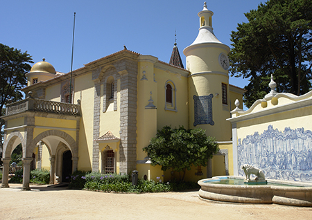 One of many old buildings in Cascais