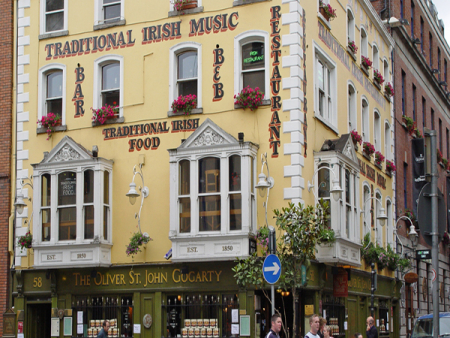 Traditional building in Dublin